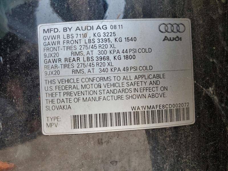 2012 Audi Q7 Prestige
