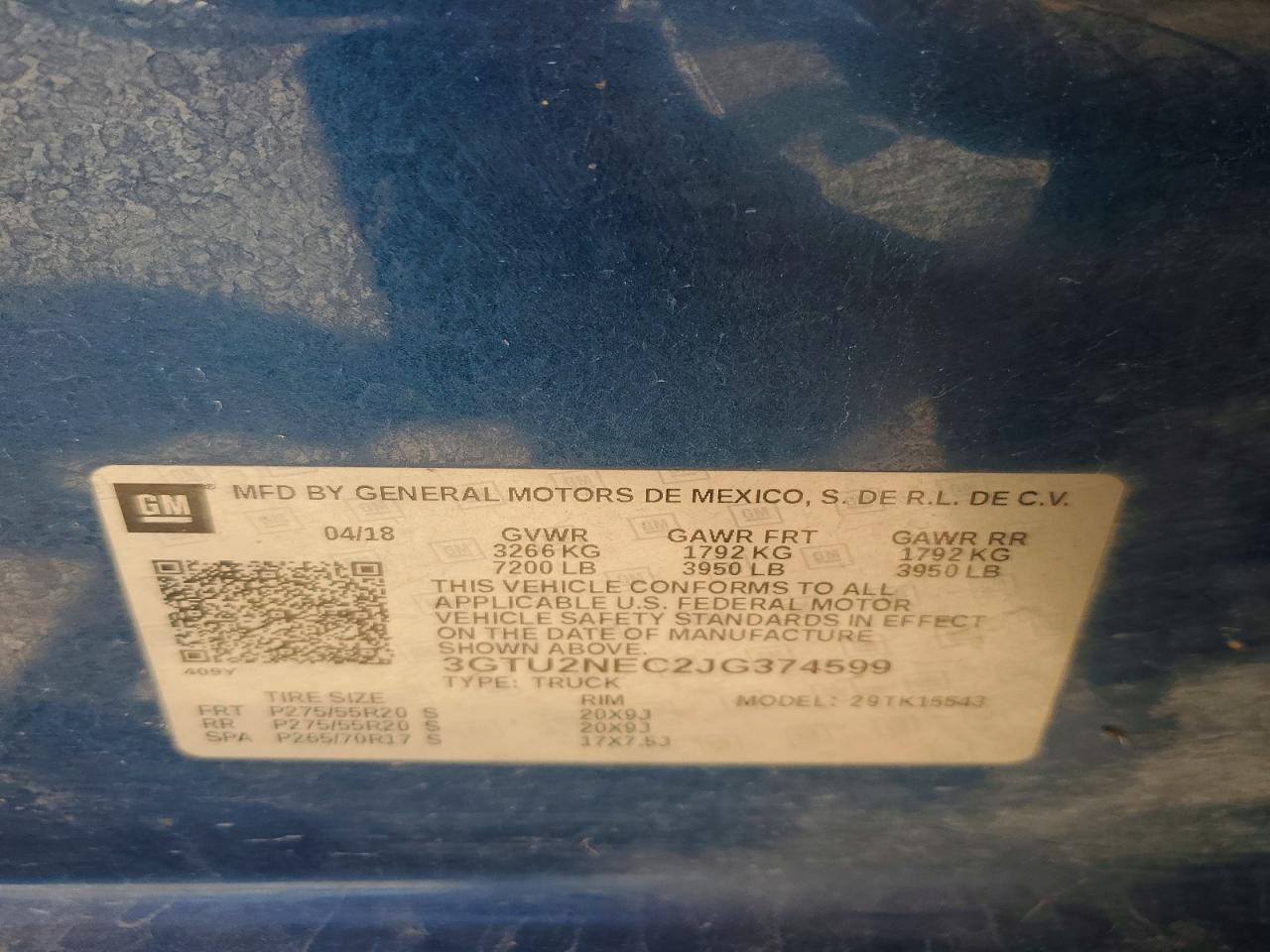2018 GMC Sierra K1500 SLT