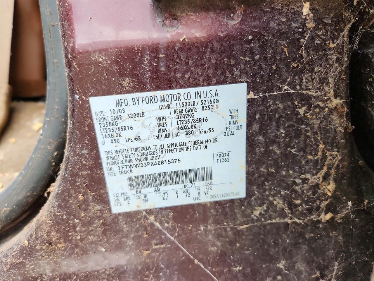 2004 Ford F350 Super Duty