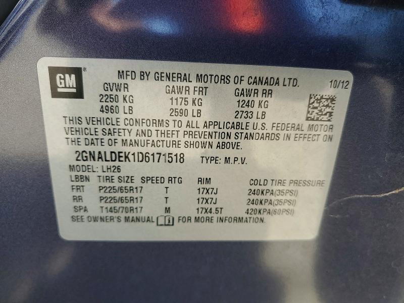 2013 Chev Equinox