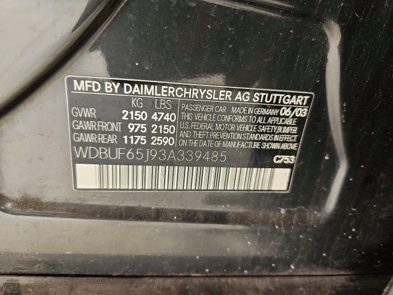 2003 Mercedes-Benz E 320