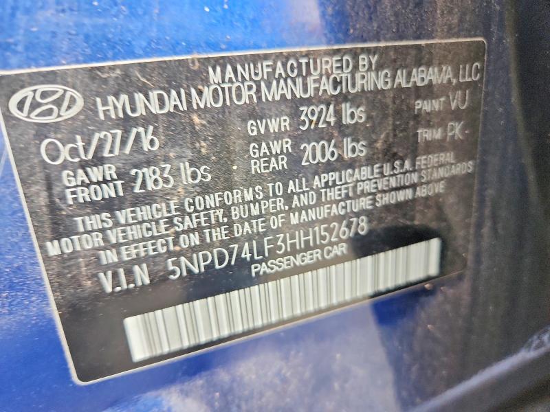 2017 Hyundai Elantra se