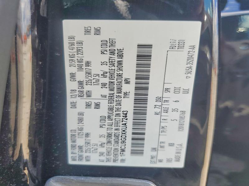 2019 Ford Escape se