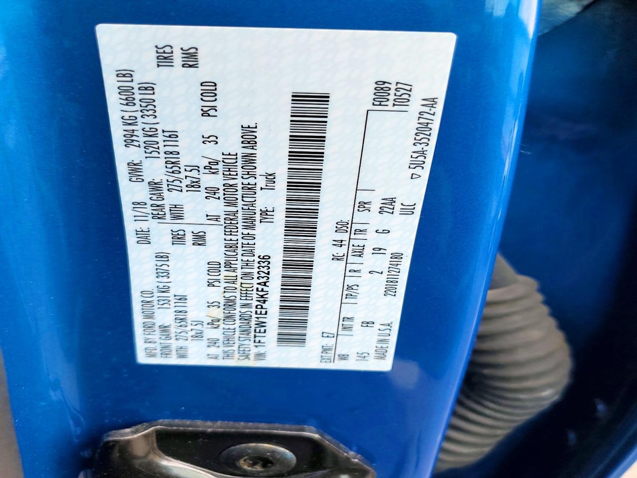 2019 Ford F150 Supercrew