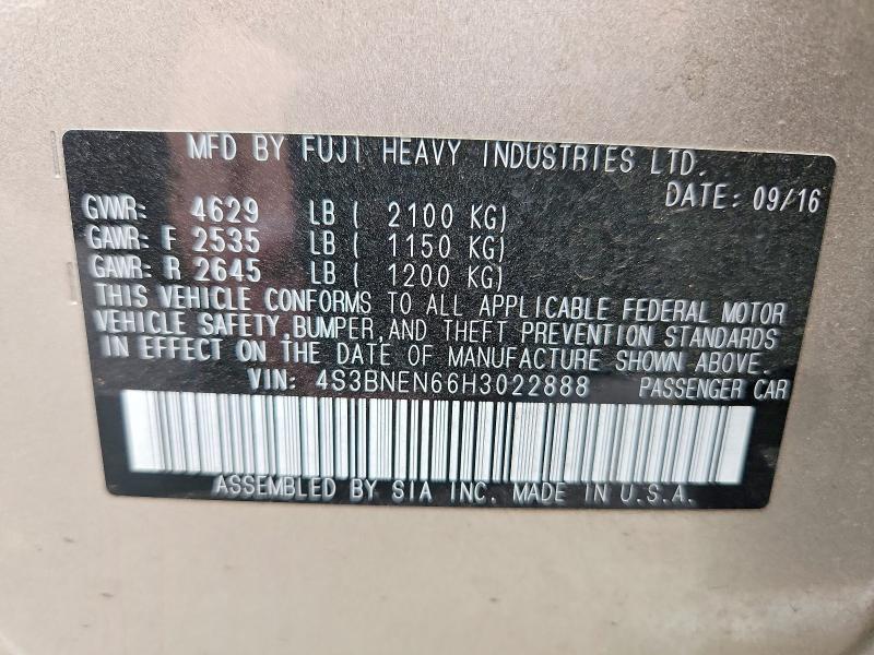 2017 Subaru Legacy 3.6r Limited