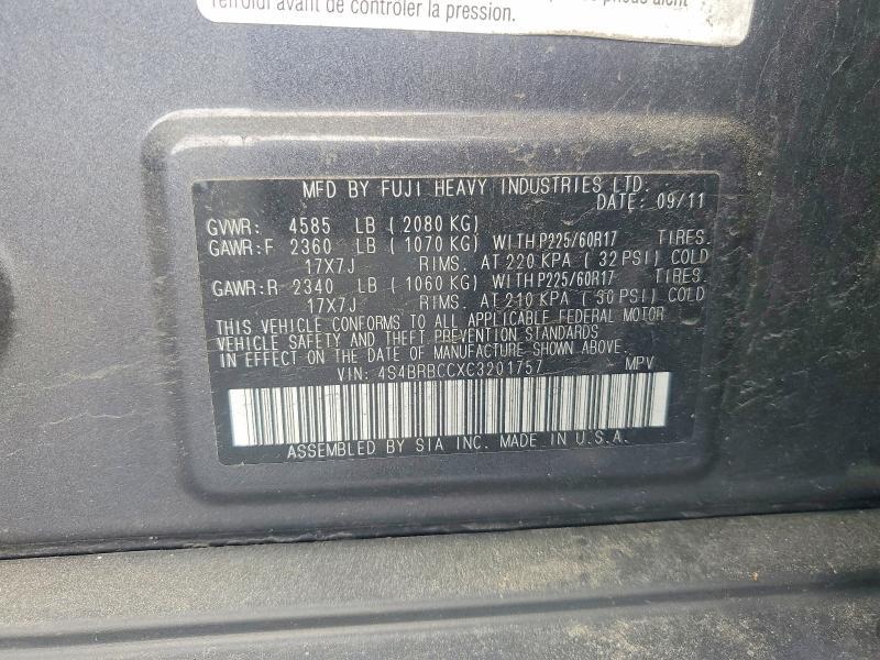2012 Subaru Outback 2.5i Premium