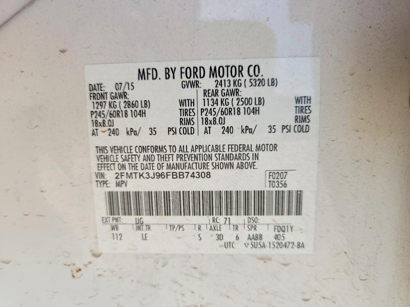 2015 Ford Edge sel