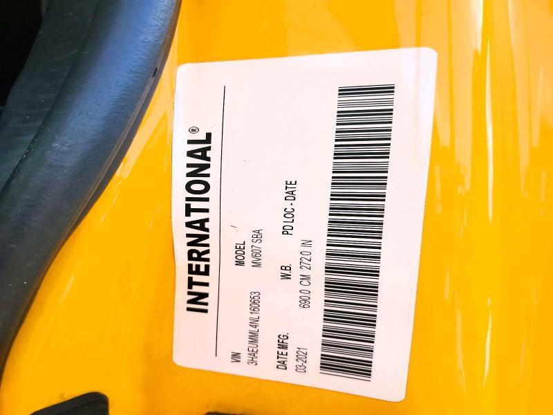 2022 International MV607 BOX Truck