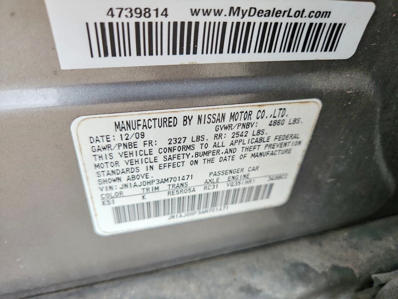 2010 Infiniti Ex35 Base