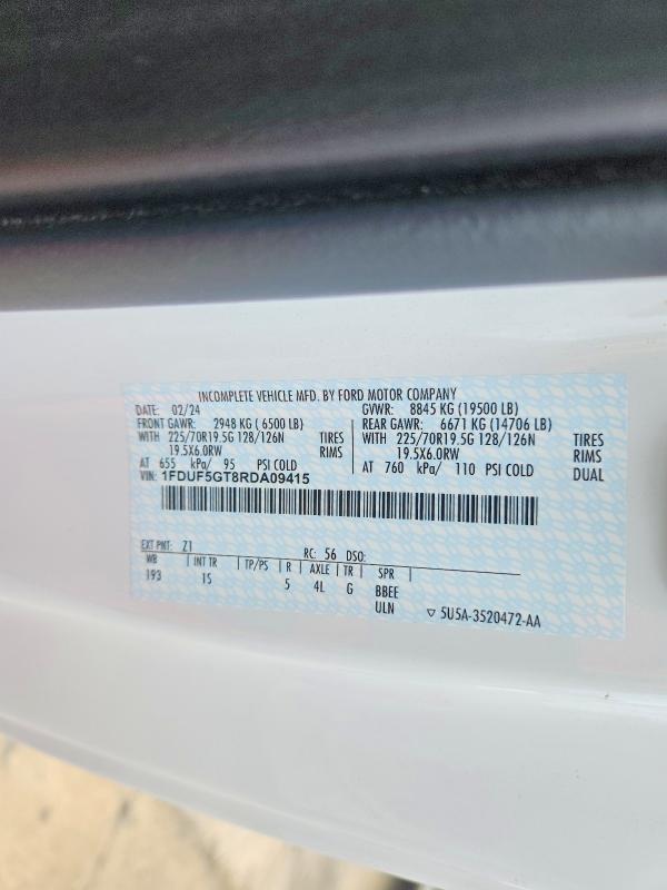 2024 Ford F550 Super Duty