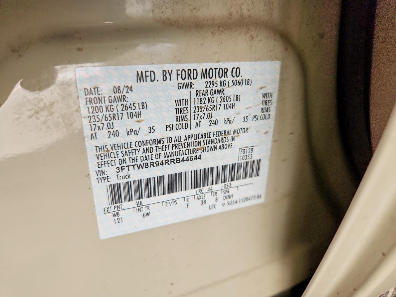 2024 Ford Maverick Lariat Tremor