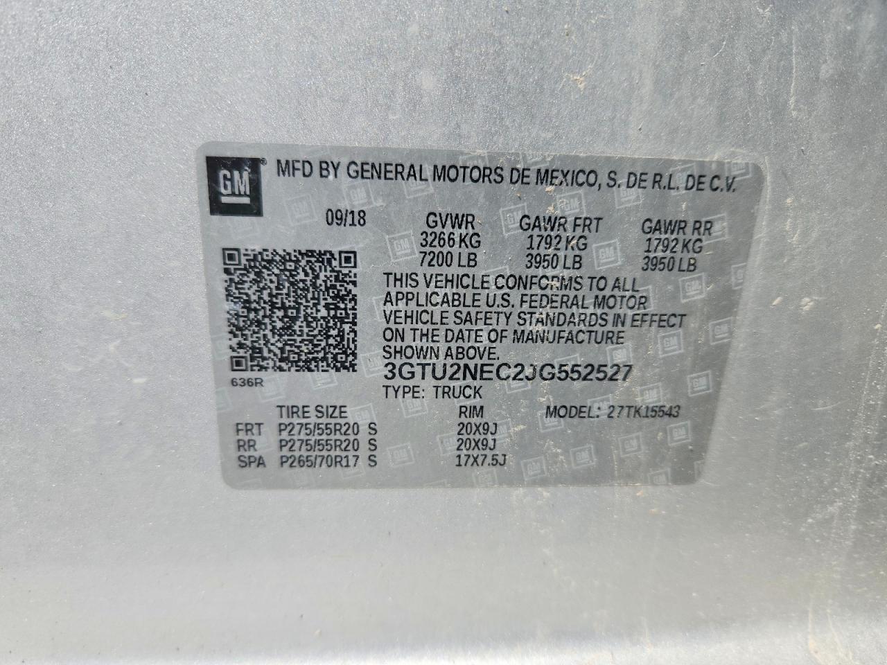 2018 GMC Sierra K1500 SLT