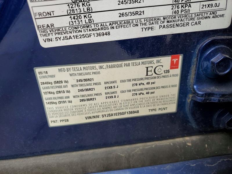 2016 Tesla Model s