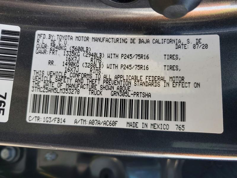 2020 Toyota Tacoma SR V6