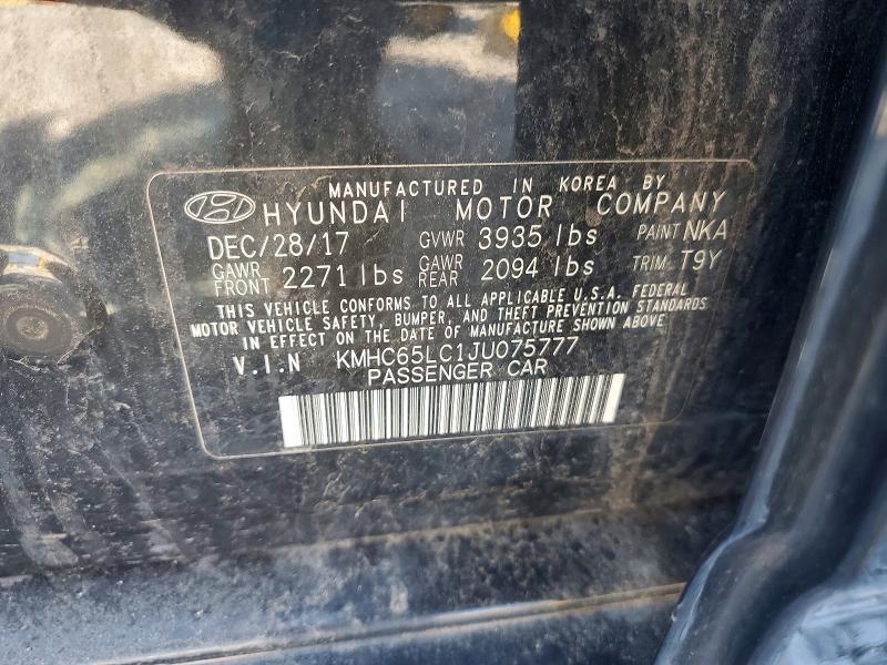 2018 Hyundai Ioniq Blue