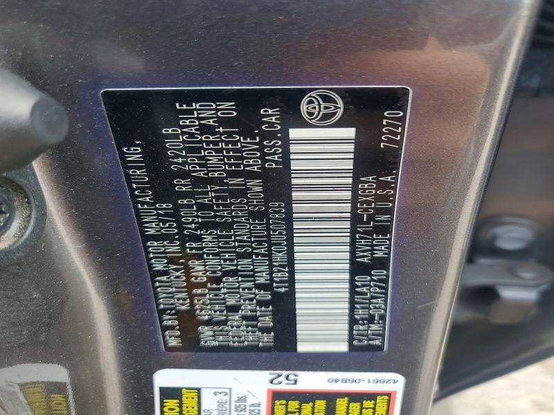 2018 Toyota Camry Hybrid xle