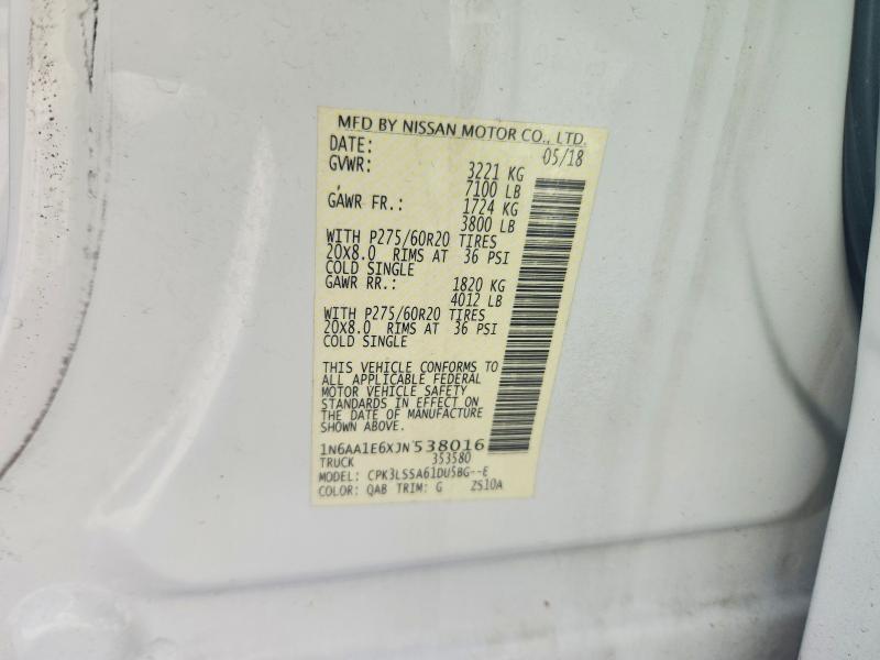 2018 Nissan Titan SV