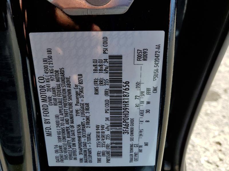 2017 Ford Fusion se