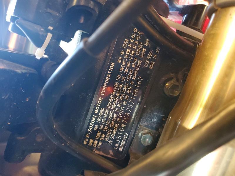 2005 Suzuki GSX-R600 K