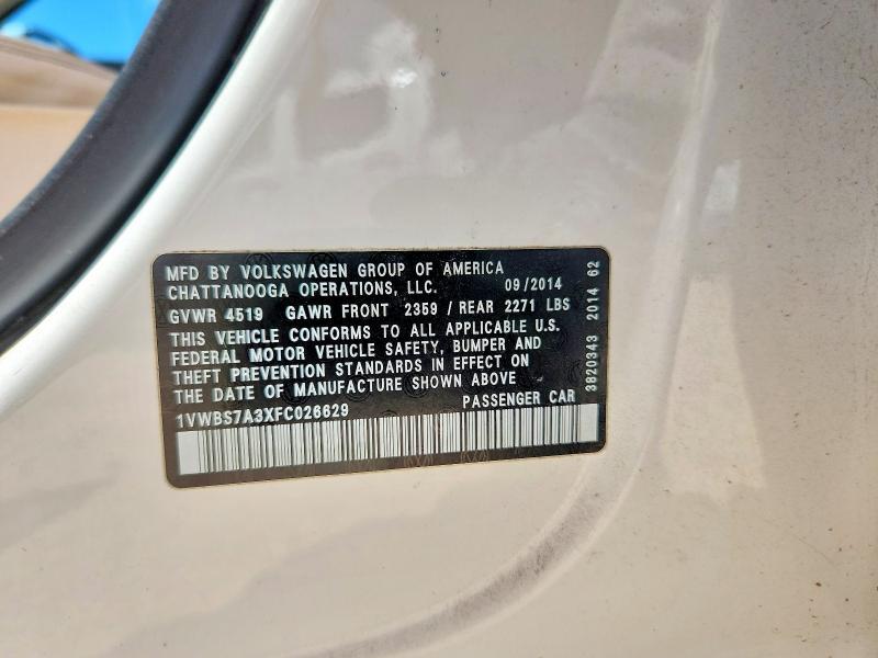 2015 Volkswagen Passat se