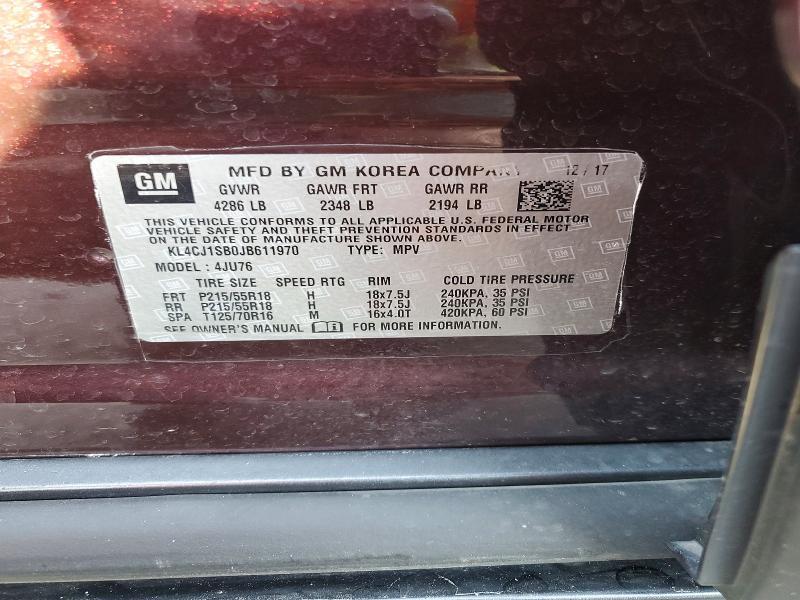 2018 Buick Encore Sport Touring