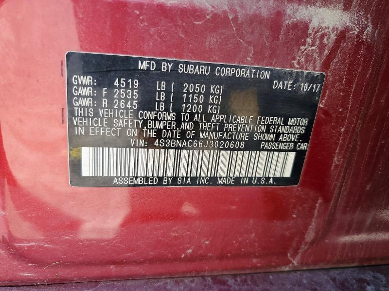 2018 Subaru Legacy 2.5i Premium