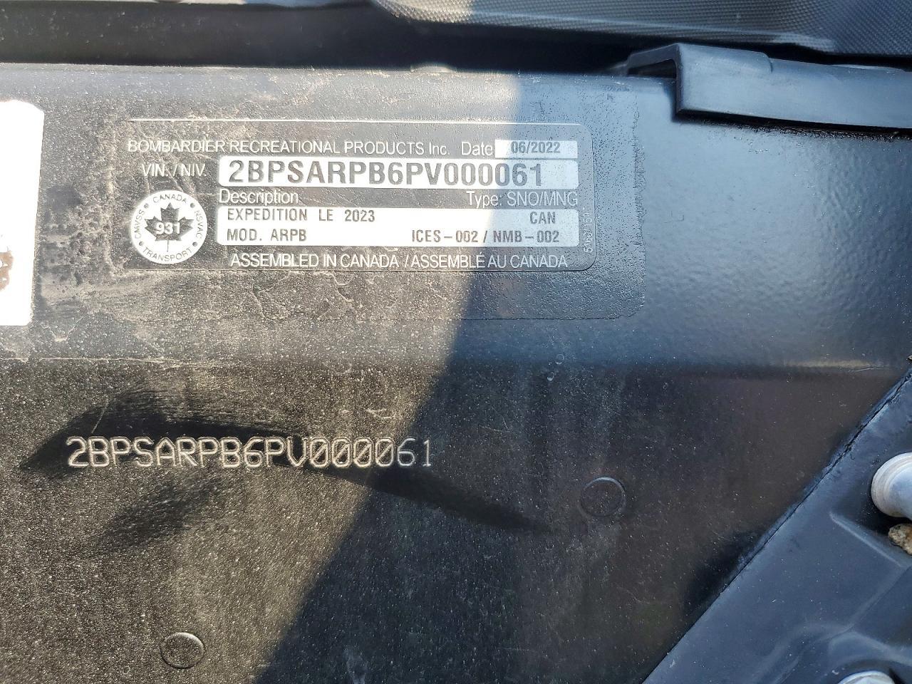 2023 Skidoo Snowmobile