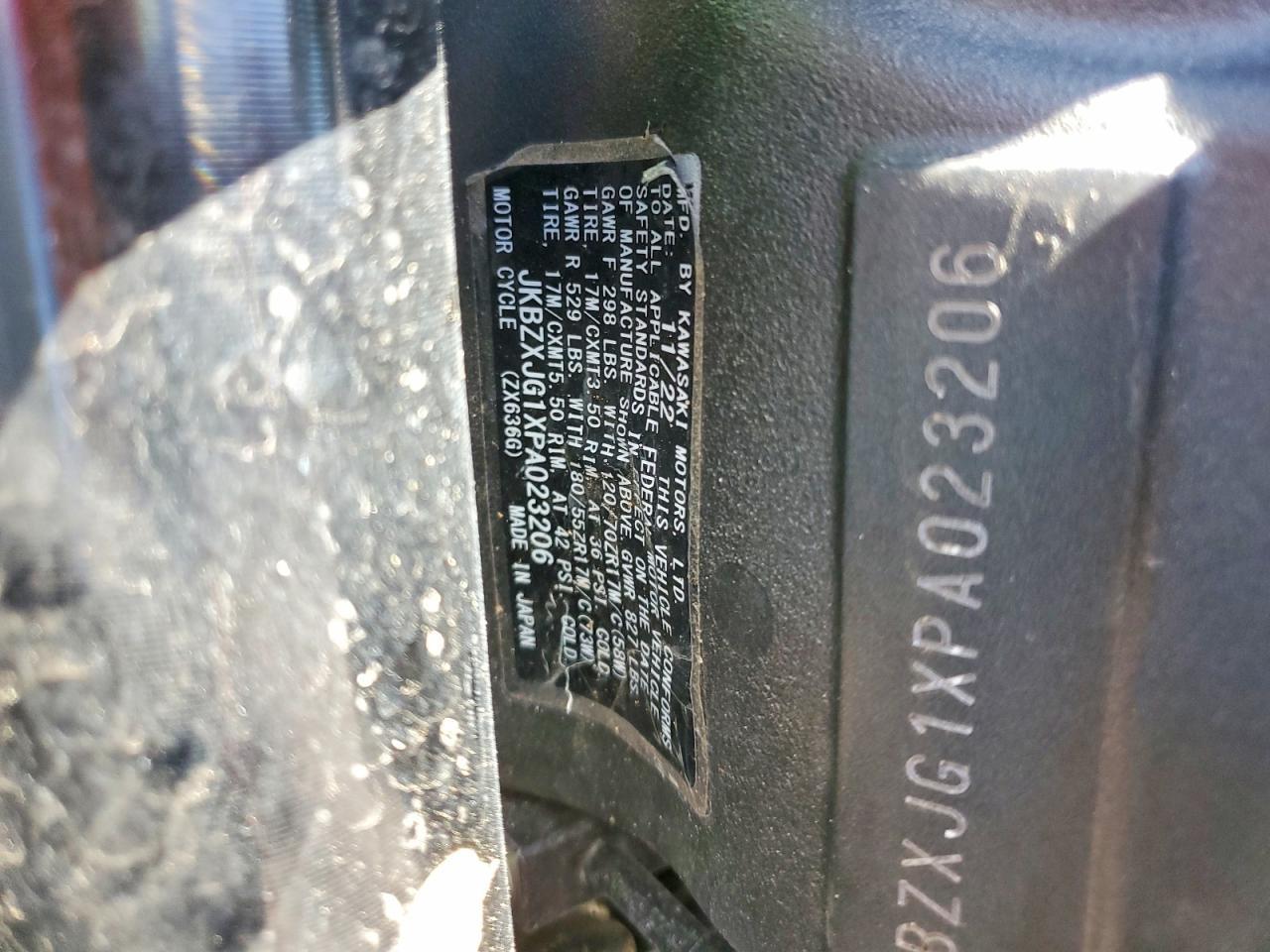2023 Kawasaki ZX636 K