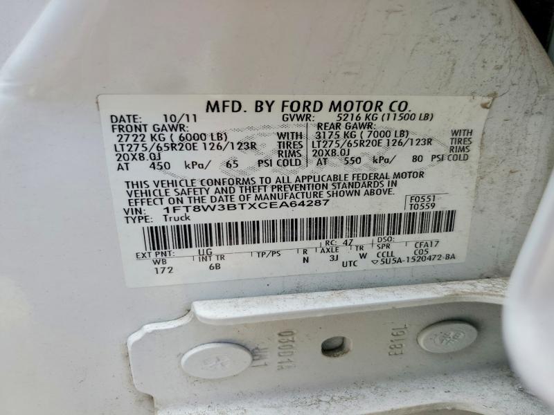 2012 Ford F350 Super Duty