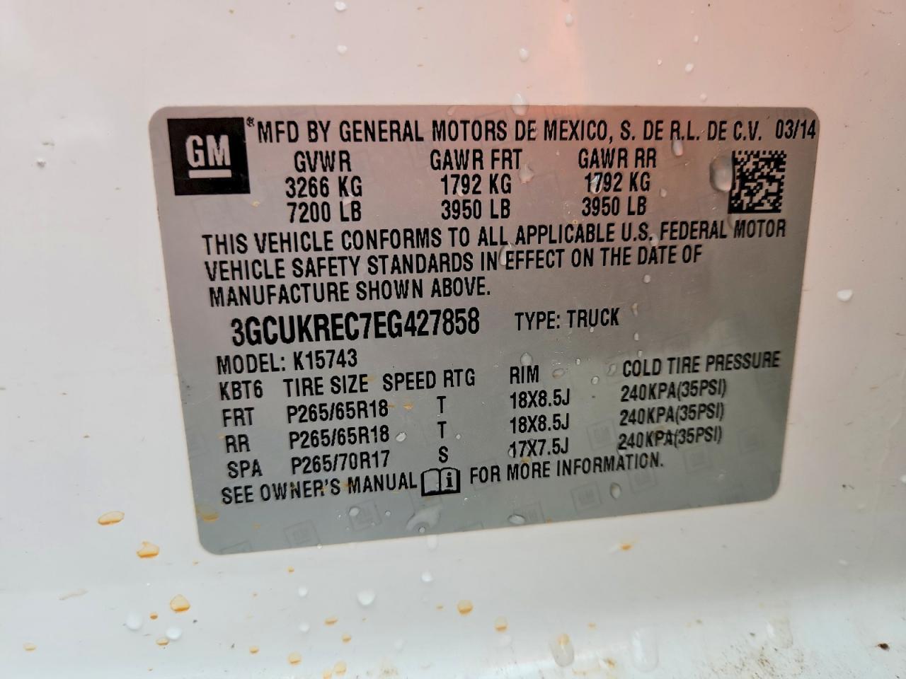 2014 Chevrolet Silverado K1500 LT