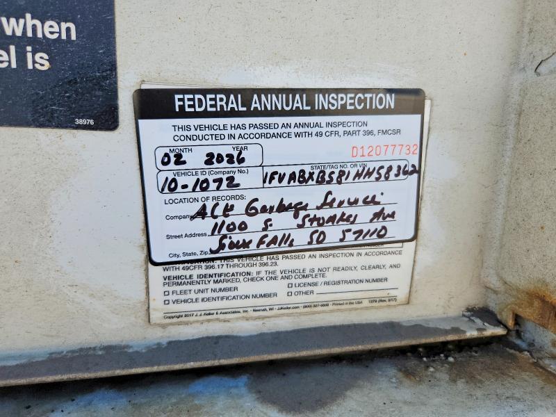 2001 Freightliner FL80 Refuse Truck
