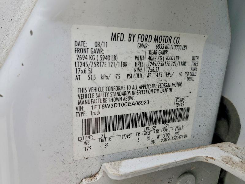 2012 Ford F350 Super Duty