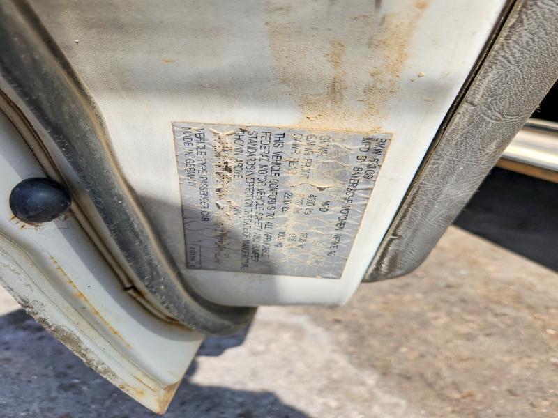 1984 BMW 633 csi Automatic