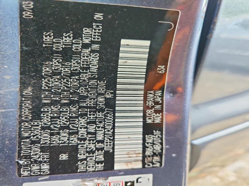 2004 Toyota Highlander Base