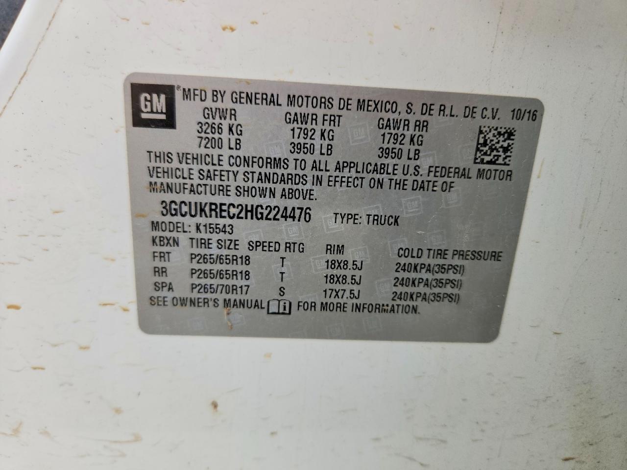 2017 Chevrolet Silverado K1500 LT