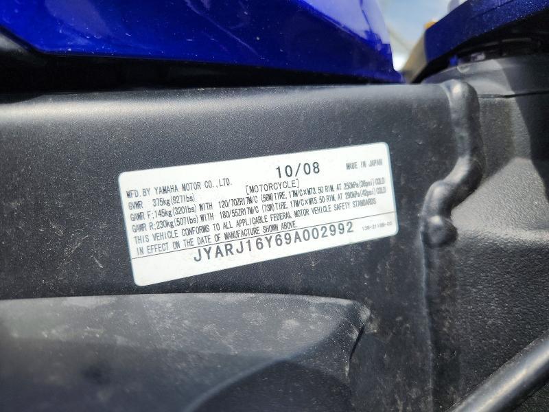 2009 Yamaha Yzfr6 c
