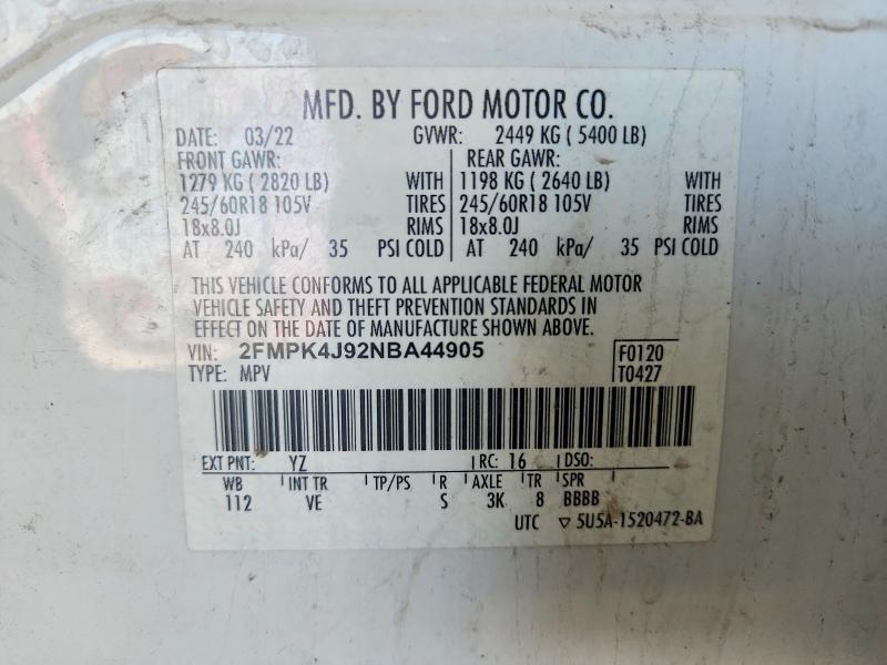 2022 Ford Edge sel