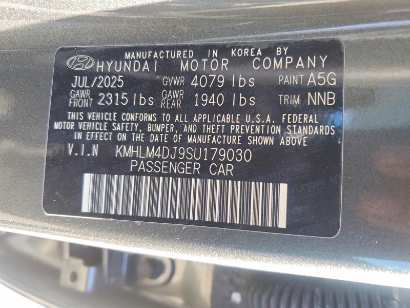 2025 Hyundai Elantra Hybrid Blue