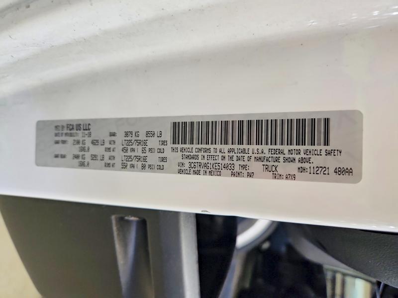 2019 Dodge Ram Promaster 1500 1500 Standard