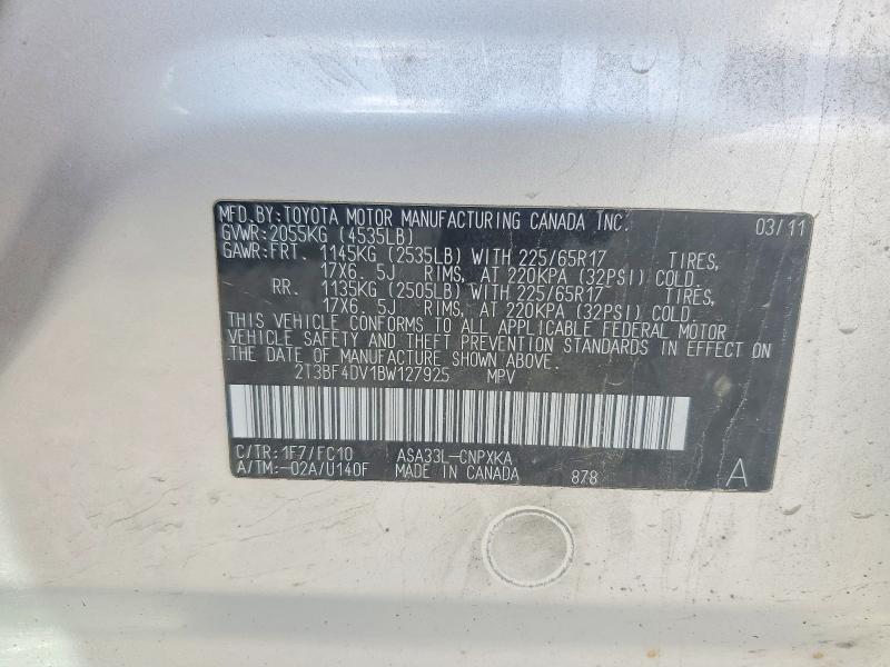 2011 Toyota Rav4 Base