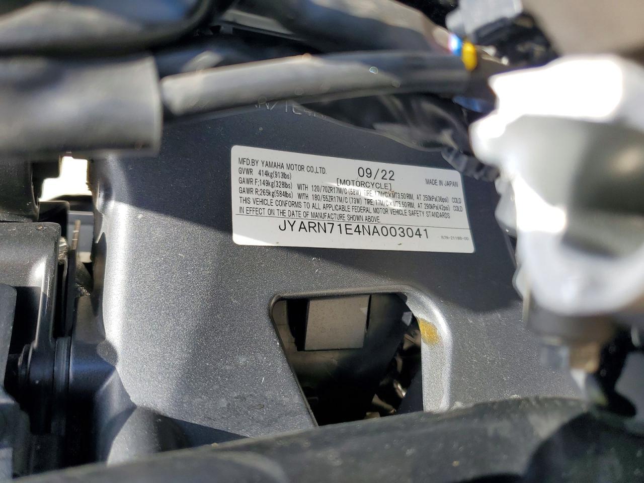 2022 Yamaha MT09