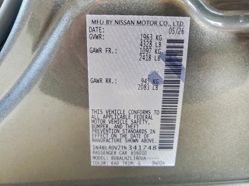 2026 Nissan Altima sv