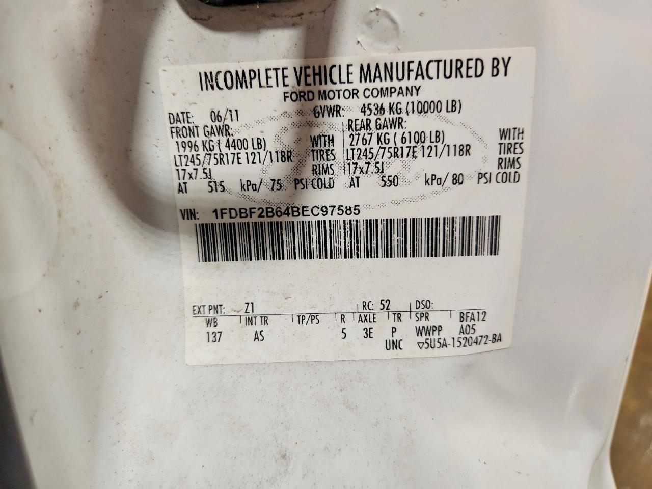 2011 Ford F250 Super Duty