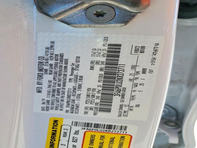2019 Ford Fusion se