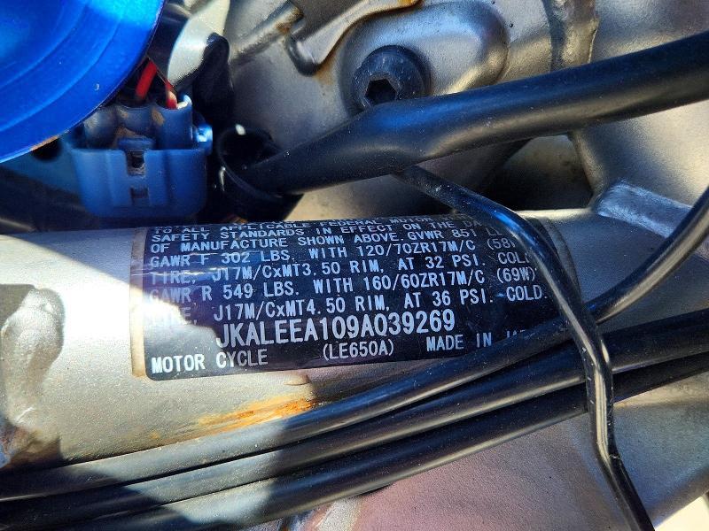 2009 Kawasaki LE650 A