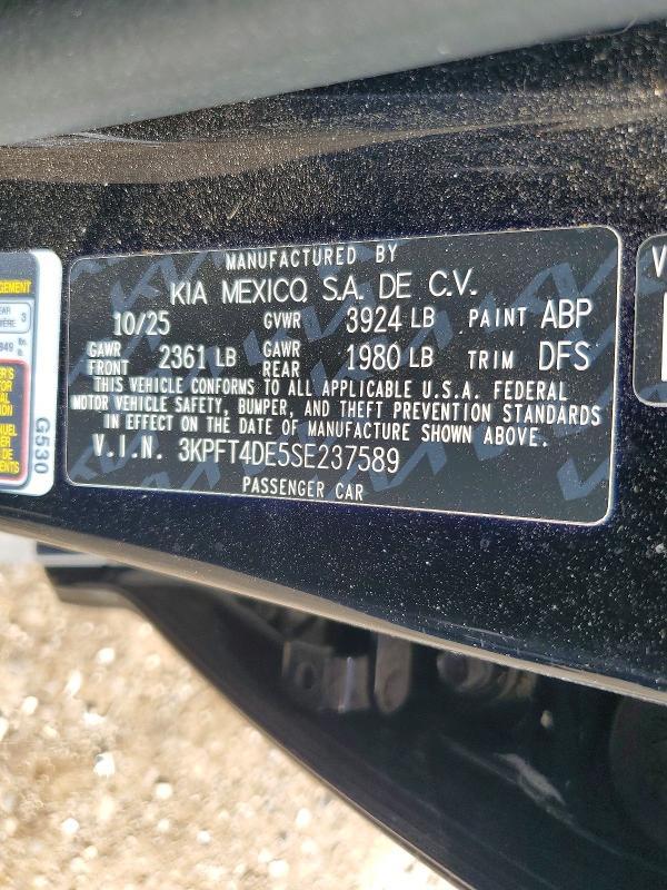 2025 KIA K4 lx