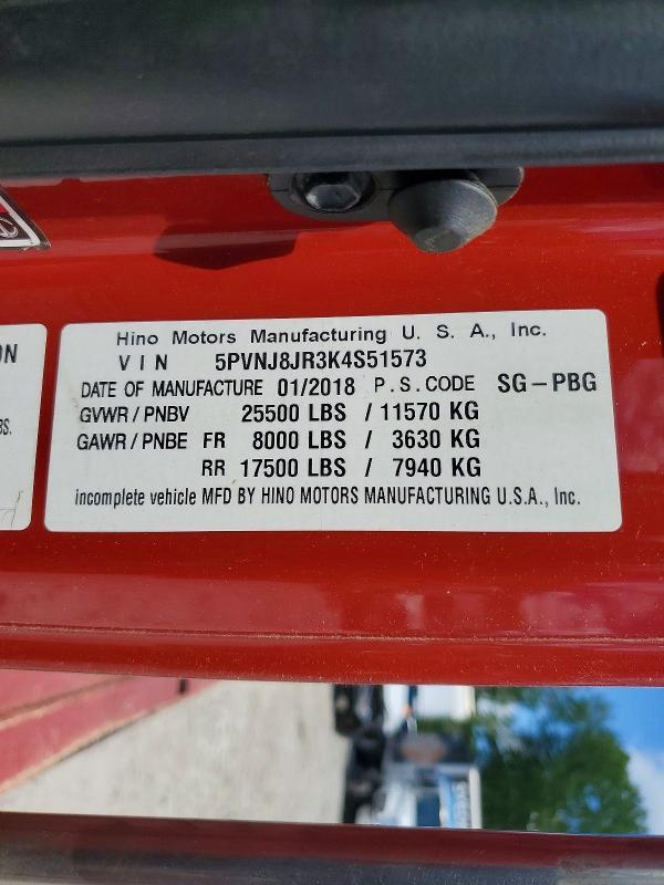 2019 Hino 258 268