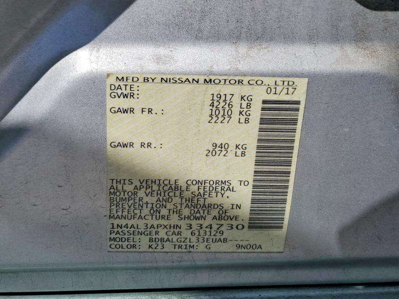 2017 Nissan Altima 2.5 s
