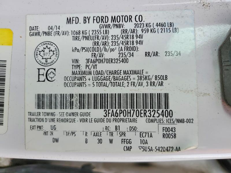 2014 Ford Fusion se