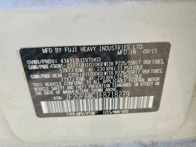 2014 Subaru Xv Crosstrek 2.0 Premium